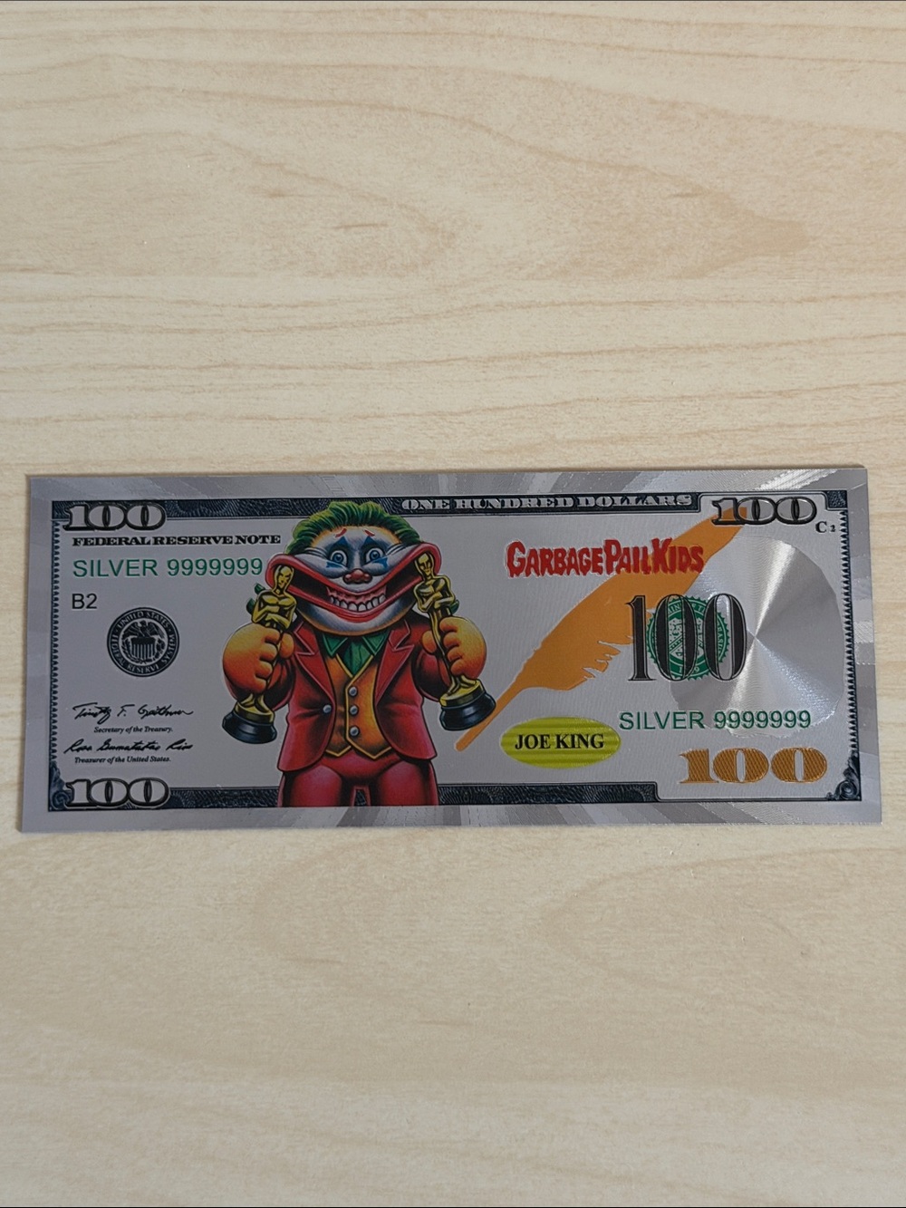 Garbage Pail Kids Novelty Note